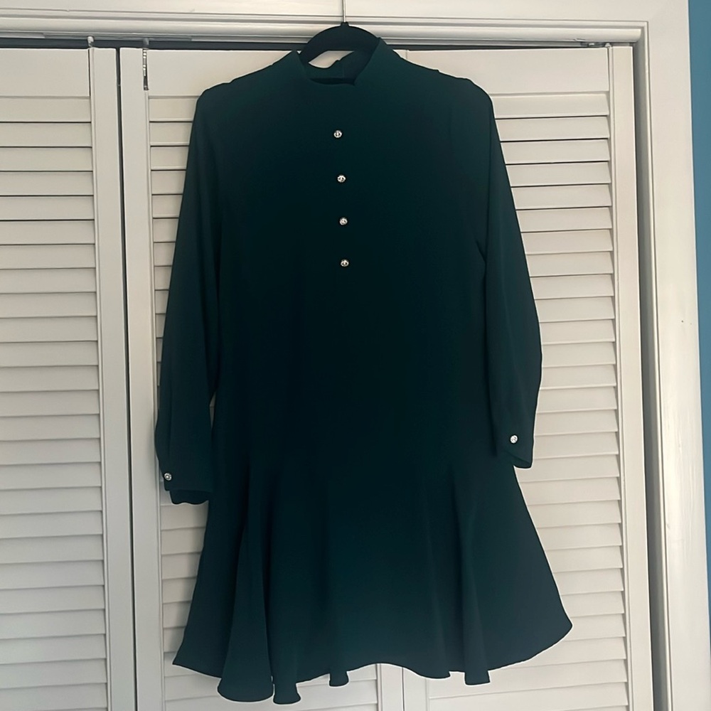 Zara hunter green dress (size XS)